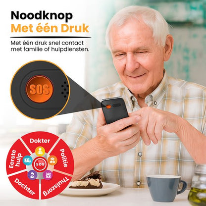 UNIWA V202T Senior Phone, Large Buttons, SOS Button, Charging Dock, Loud Volume, 4G Easy Mobile Phone