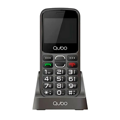 Qubo 230C Senior Phone, Large Buttons, SOS Button, Charging Dock, Loud Volume, 4G Easy Mobile Phone